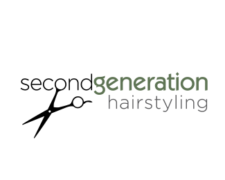 Second Generation Hairstyling thiet ke logo dep