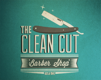The clean cut thiet ke logo dep