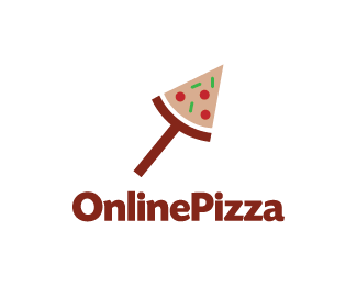 Thiet ke logo nha hang Pizza logo