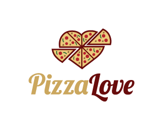 Pizza Thiet ke logo nha hang