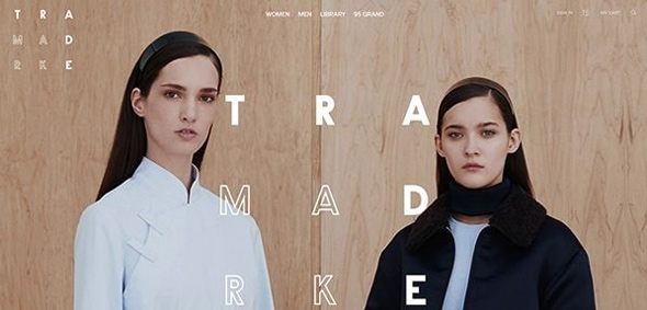 Đỉnh cao của thiết kế website e-commerce qua 20 ví dụ Trademark Thiet ke website Ecommerce