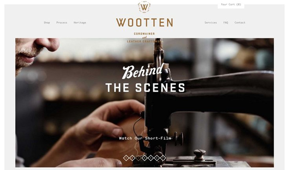 Đỉnh cao của thiết kế website e-commerce qua 20 ví dụ WOOTTEN Thiet ke website Ecommerce