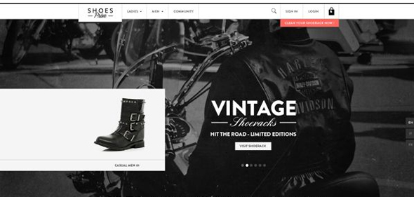 Đỉnh cao của thiết kế website e-commerce qua 20 ví dụ Web-Shoesprive-Concept-by-Thomas-Le-Corre,-via-Behance