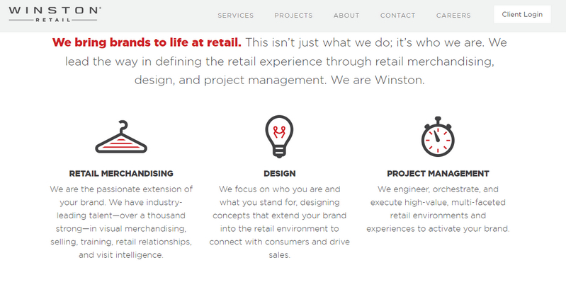 Winston Retail thiet ke website line icon