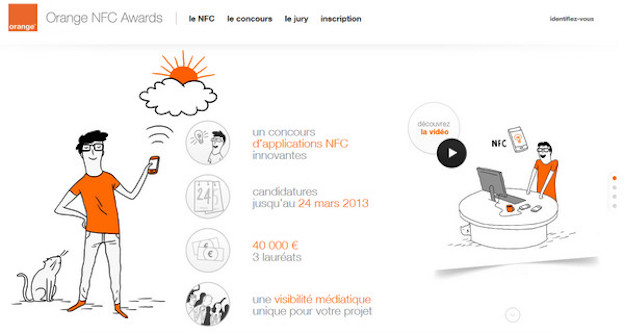 Orange-NFC-Awards thiet ke website sang tao