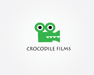 Crocodile Films thiet ke logo cong ty