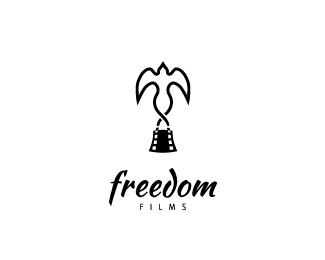 Freedom Films thiet ke logo cong ty