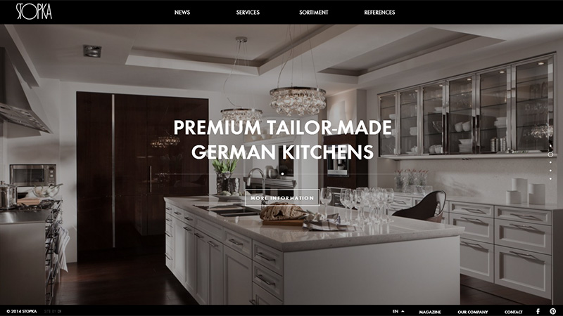 Mê mẩn với hình ảnh những món đồ nội thất trên các thiết kế website Stopka Furniture thiet ke website dep