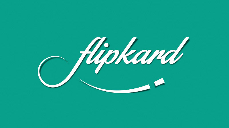 Flipkard thiet ke logo typographic