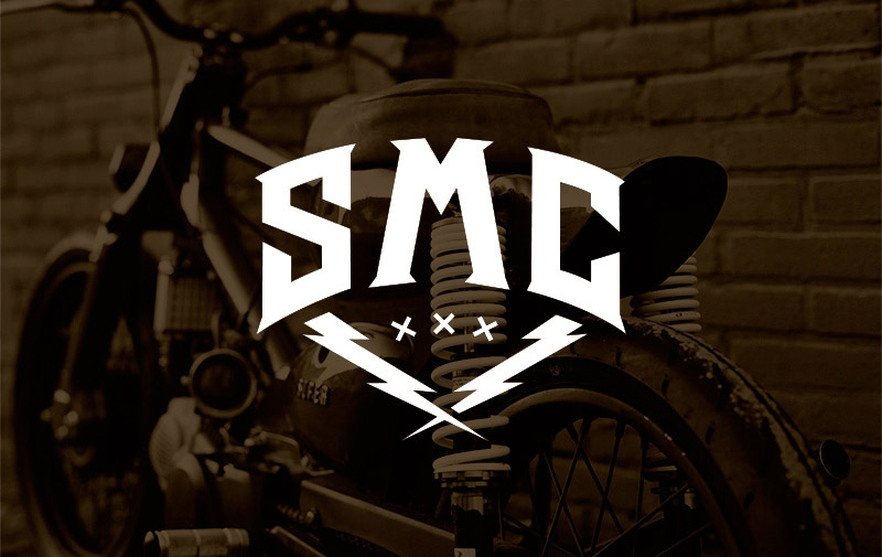 Super Motor Company thiet ke logo typographic