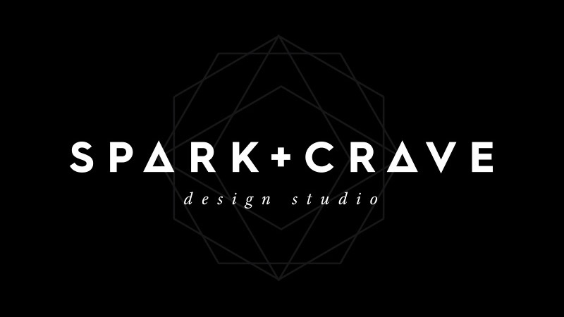 Spark & Crave Logo thiet ke logo typographic