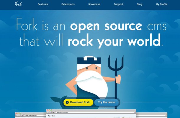 fork cms open source Thiet ke website startup dep