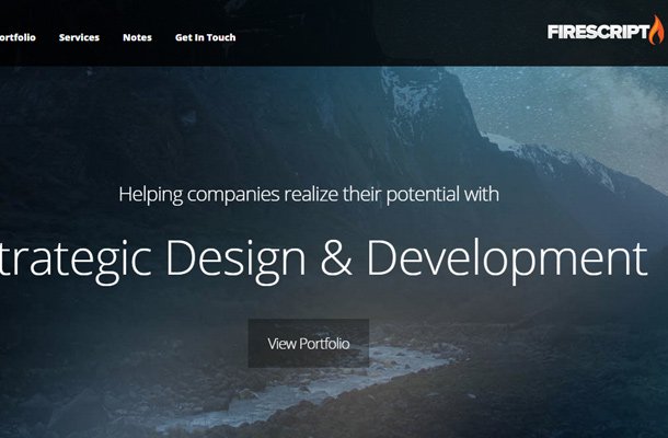 33 thiết kế website startup màu xanh hiện đại cho bạn ngắm nhìn firescript web application dark blue Thiet ke website startup dep