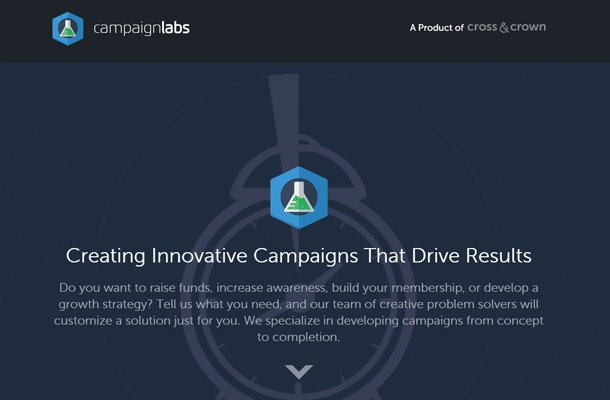 33 thiết kế website startup màu xanh hiện đại cho bạn ngắm nhìn campaign labs blue website Thiet ke website startup dep