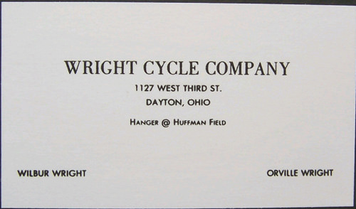 Bộ sưu tập thiết kế danh thiếp của các CEO hãng công nghệ hàng đầu wright brothers thiet ke bo nhan dien thuong hieu doanh nghiep