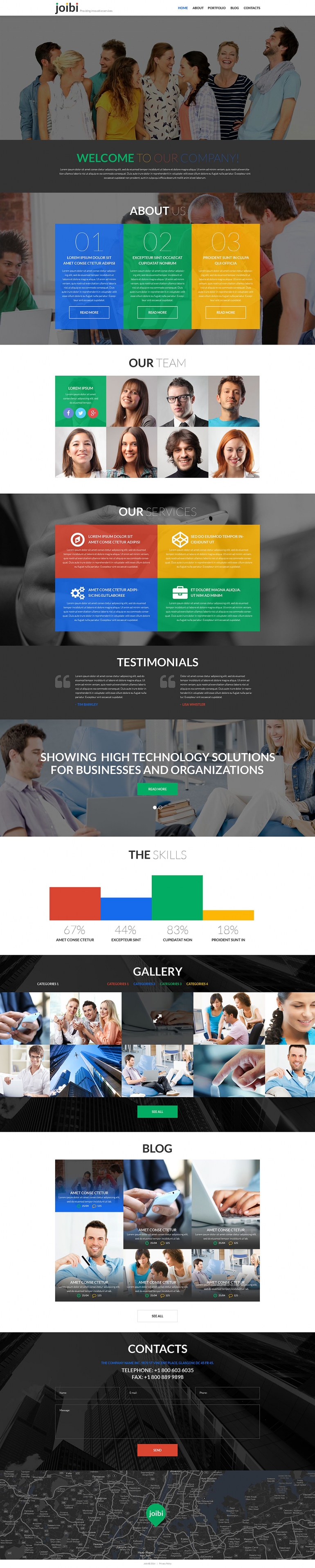 Business Services Promotion Thiet ke website video background
