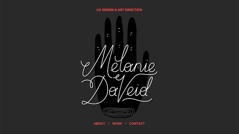 Melanie Daveid thiet ke website dep
