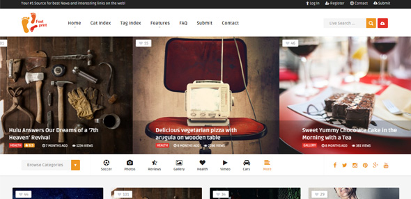 25 Wordpress theme bố cục dạng lưới cực sắc nét cho bạn tải về Foot---Grid-Front-End-SubmissionThiet ke website Wordpress