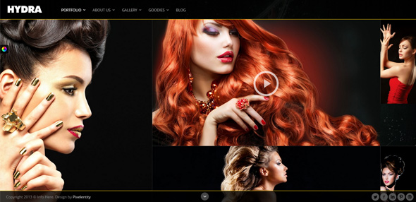25 Wordpress theme bố cục dạng lưới cực sắc nét cho bạn tải về Hydra---Fullscreen-Portfolio-Grid-WordPress-Thiet ke website Wordpress