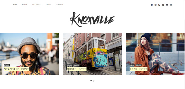 25 Wordpress theme bố cục dạng lưới cực sắc nét cho bạn tải về Knoxville---Responsive-WordPress-Blog-Thiet ke website Wordpress