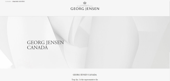 Đẳng cấp sang trọng và thanh lịch của 25 bố cục webite hiện đại Georg-Jensen cach thiet ke website dep