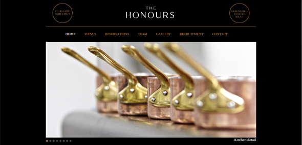 The-Honours cach thiet ke website dep