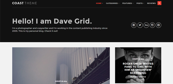Bộ sưu tập 20 Wordpress theme tuyệt mỹ cho blog và tạp chí online Coast---Flat-and-Minimalist-Blogging Thiet ke website dep