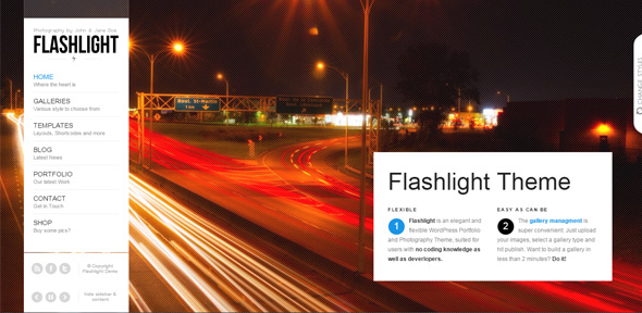 Flashlight---fullscreen-background-portfoliothiet ke website ban hang