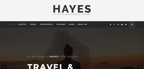 Bộ sưu tập 20 Wordpress theme tuyệt mỹ cho blog và tạp chí online Hayes---Minimal-&-Personal-WordPress-Blog Thiet ke website dep