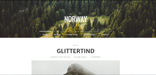 Bộ sưu tập 20 Wordpress theme tuyệt mỹ cho blog và tạp chí online Norway---Responsive-WordPress Thiet ke website dep
