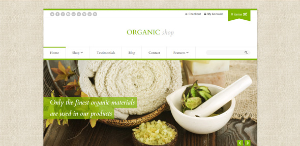 Organic-Shop---Responsive-WooCommercethiet ke website ban hang