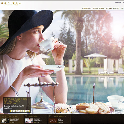 Sofitel resort thiet ke website khach san resort