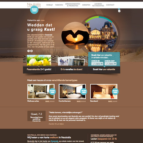 Vẻ đẹp thiên đường của 20+ thiết kế website khách sạn&resort resort web thiet ke website khach san resort