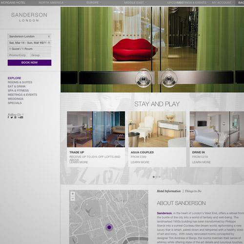 Vẻ đẹp thiên đường của 20+ thiết kế website khách sạn&resort sanderson resorts thiet ke website khach san resort