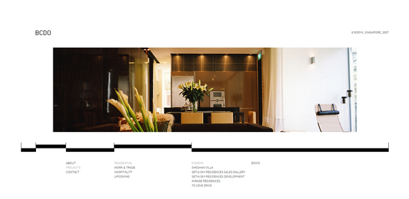 25 thiết kế website có navigation độc đáo khác thường BCDO trong thiet ke web