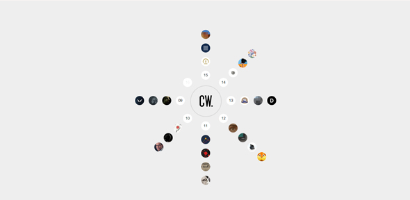 25 thiết kế website có navigation độc đáo khác thường Chris-Wang trong thiet ke web