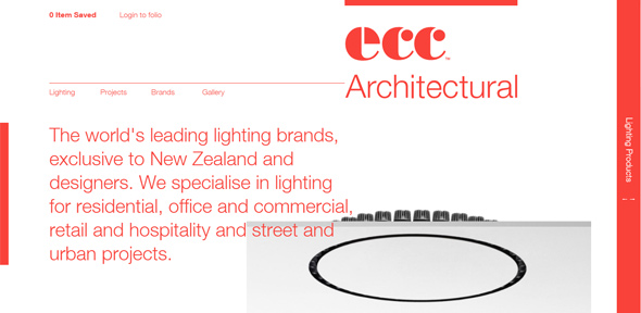 25 thiết kế website có navigation độc đáo khác thường ECC-Architectural trong thiet ke web