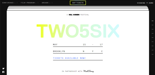 25 thiết kế website có navigation độc đáo khác thường TWO5SIX-2015 trong thiet ke web