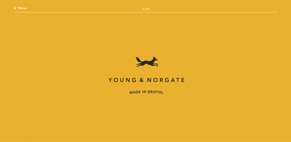 25 thiết kế website có navigation độc đáo khác thường Young-&-Norgate trong thiet ke web