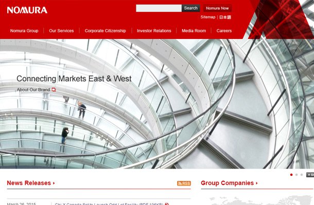 nomura capital investment group Thiet ke website chuyen nghiep