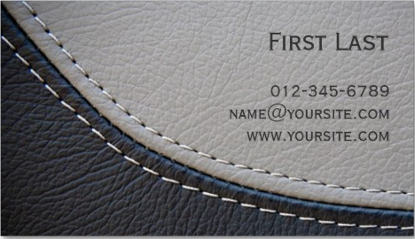 Thiet ke bo nhan dien thuong hieu sang tao creative leather business cards