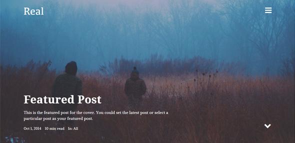 19 Wordpress theme tích hợp công nghệ retina cho bạn lựa chọn tải về REAL---Responsive-Blog-WordPress-Thiet ke website chuyen nghiep