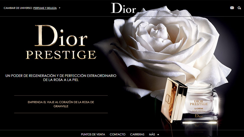 Dior PrestigeLeen Heyne thiet ke website dep