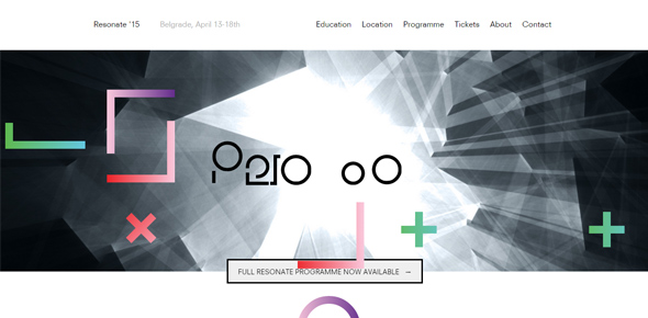 Trải nghiệm ấn tượng với 20+ website có animation hoàn hảo Resonate-'15 thiet ke website animation dep