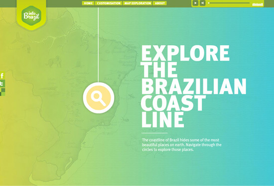 thiet ke web du lich dep Into Brazil