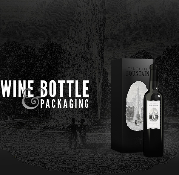 thiết kế bao bì sản phẩm mockup miễn phí phần 3 Wine Bottles