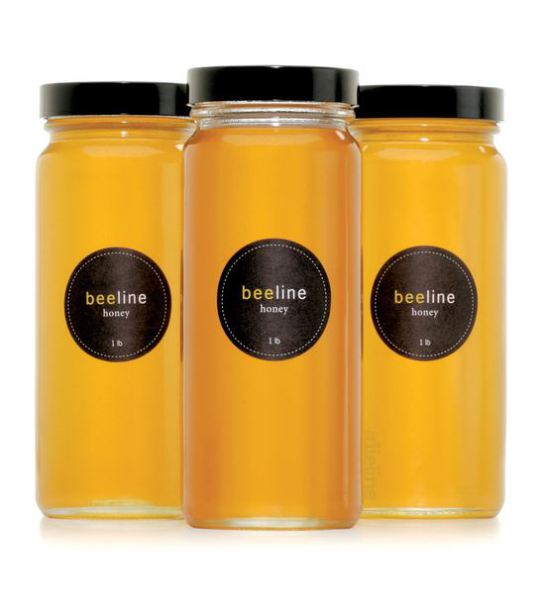 thiết kế bao bì sản phẩm mật ong Beeline Honey