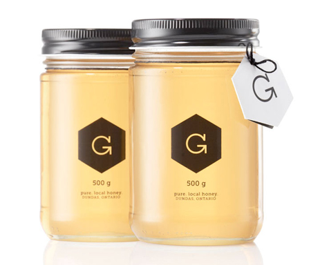 thiết kế bao bì sản phẩm mật ong Gibbs Honey