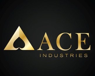 mẫu logo gợi cảm hứng sáng tạo Ace Industries