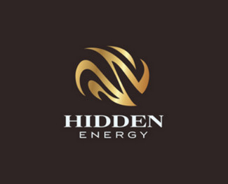 mẫu logo gợi cảm hứng sáng tạo Hidden Energy